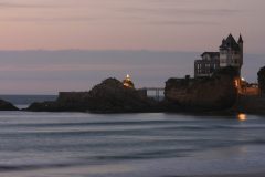 Sunset sur la Villa Belza